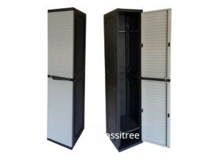 Budgetary 2 Door Plastic Lockers for Dormitory worker storage   Easy to maintain   Asiaone Office