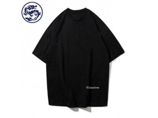 Custom-made Black Checkered Oversized Short Sleeve T-shirt