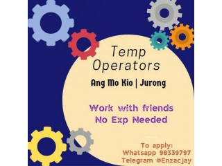 ️ IT Operator @ Ang Mo Kio ASAP till End Feb Morning/Noon/Nig
