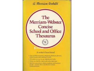 Book   The Merriam Webster Concise School and Office Thesaurus