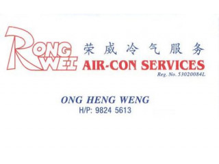 RONG WEI AIR CON SERVICES call   98245613