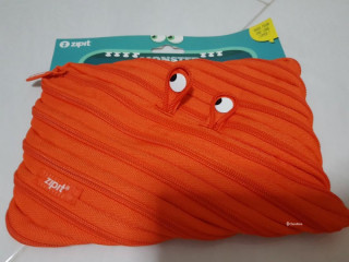 Brand New Orange Zipit Monster Jumbo Pouch Bag