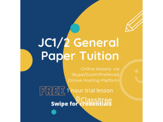 General Paper Tuition (Online)