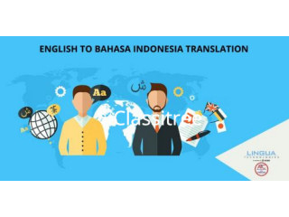 Searching For English to Bahasa Indonesia translation Agency