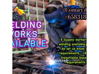 5 supply welding workers available
